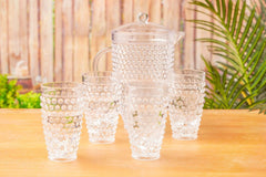 Pier 1 Emma Clear Acrylic 18 oz Drinking Glasses, Set of 4 - Drinkware Sets