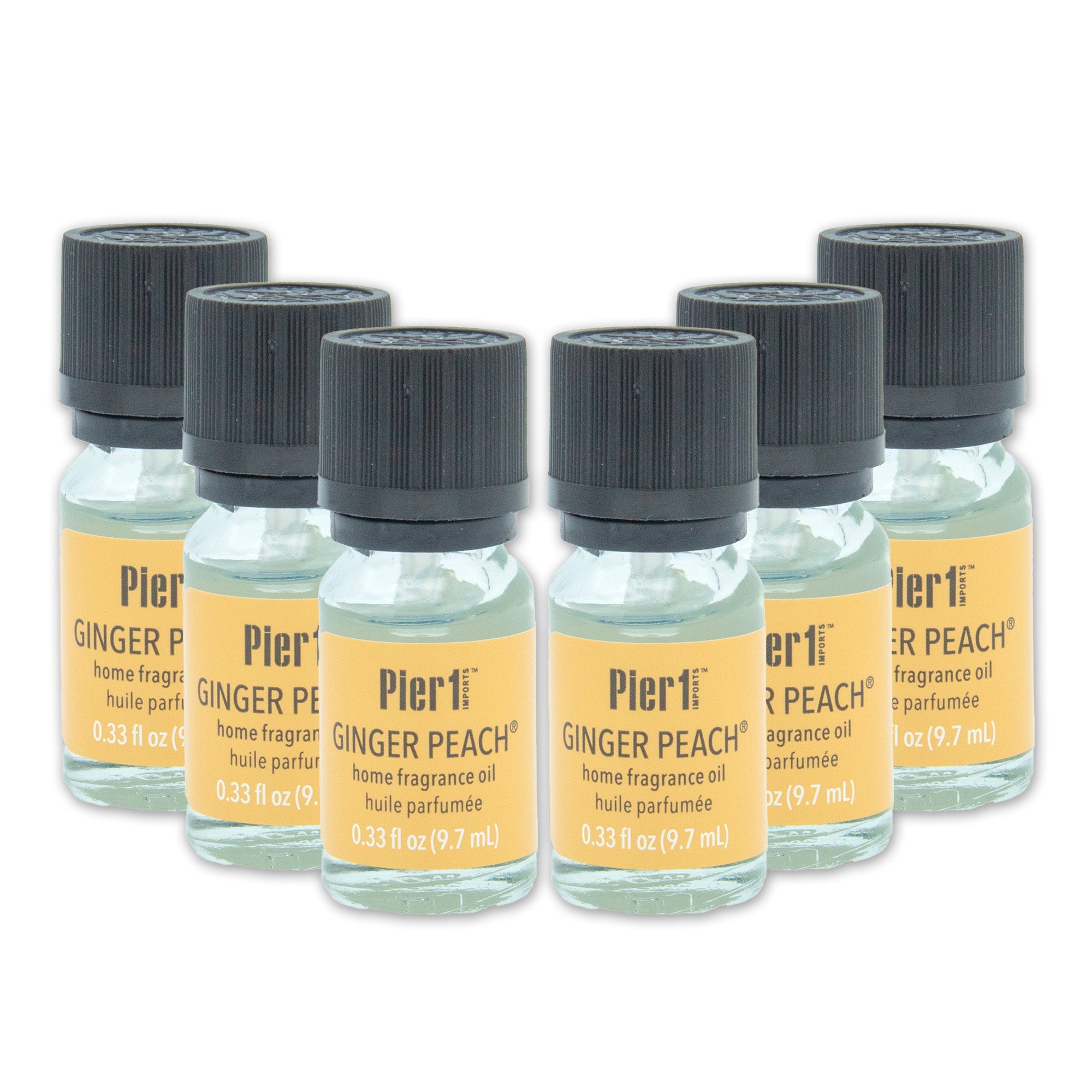 Pier-1-Ginger-Peach®-Fragrance-Oil-Set-of-6-Fragrance-Oil