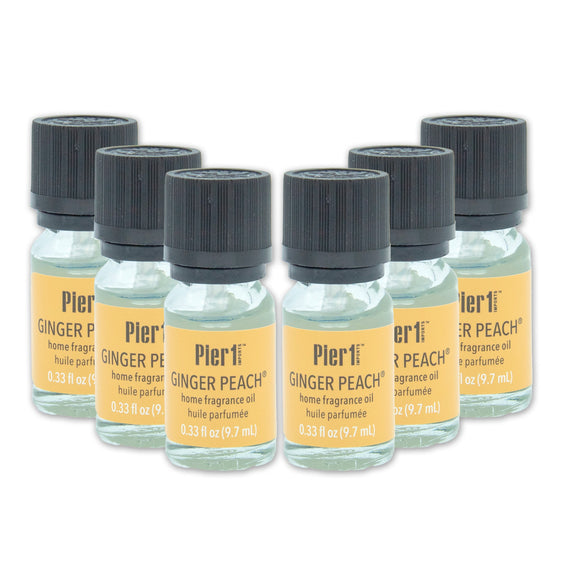 Pier 1 Ginger Peach® Fragrance Oil Set of 6 - Fragrance Oil
