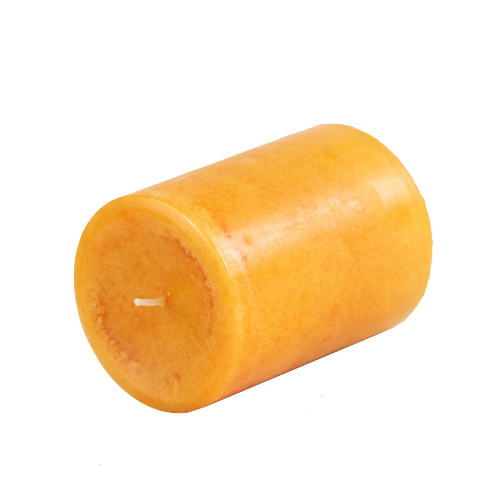 Pier 1 Ginger Peach® Mottled 3x4 Pillar Candle - Pillar Candles