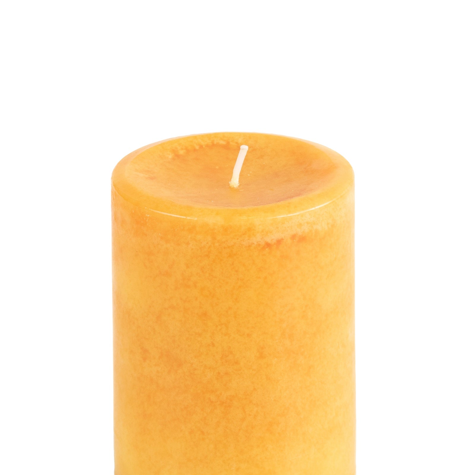 Pier 1 Ginger Peach® Mottled 3x4 Pillar Candle - Pillar Candles