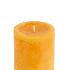 Pier 1 Ginger Peach® Mottled 3x6 Pillar Candle - Pillar Candles