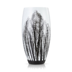 Pier-1-Handpainted-Forest-Glass-Vase-Vases