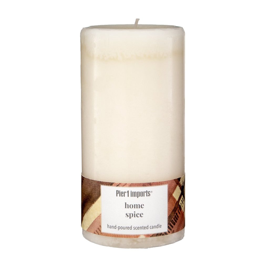 Pier-1-Home-Spice-3x6-Mottled-Pillar-Candle-Home