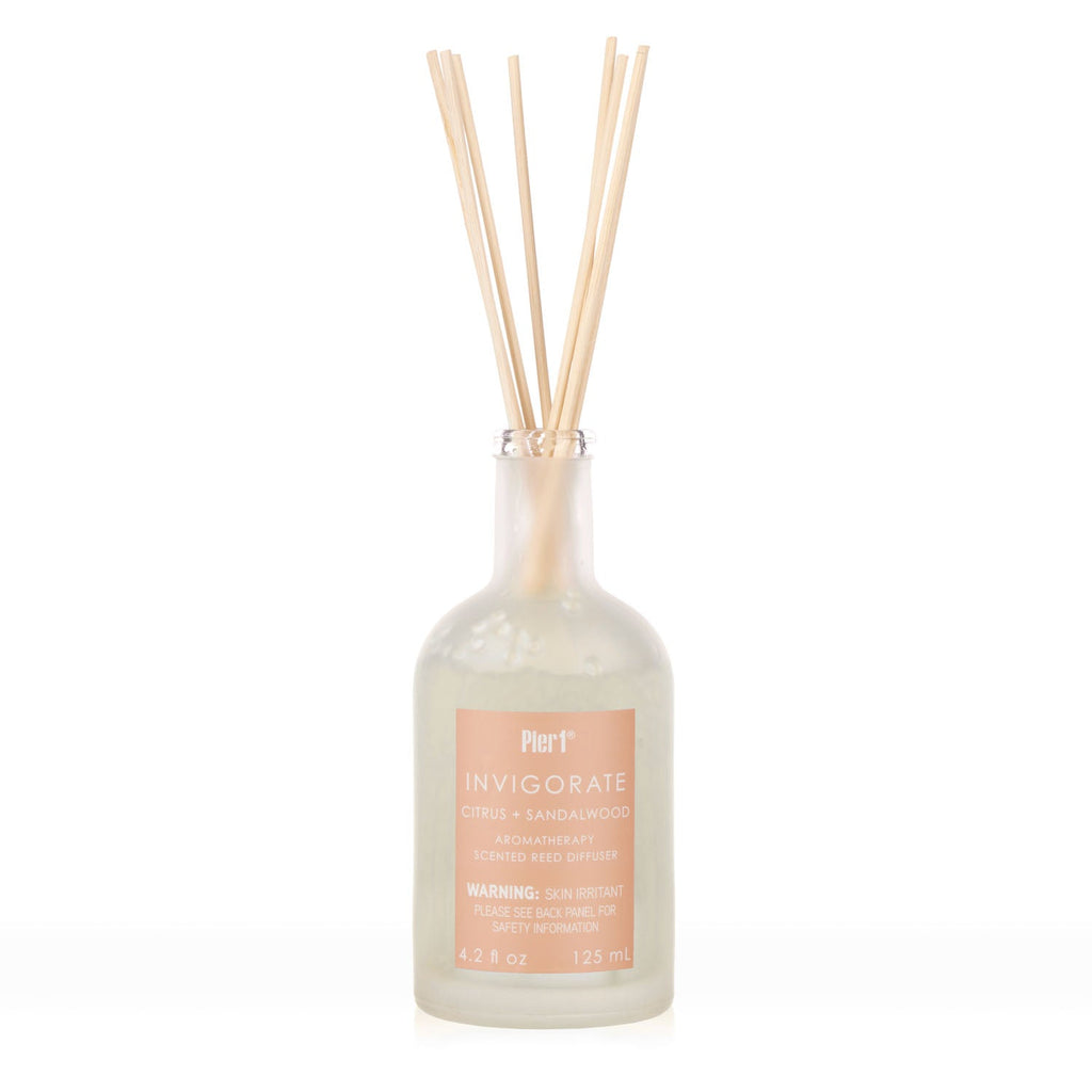 Pier 1 Invigorate Citrus & Sandalwood Aromatherapy Reed Diffuser - Reed Diffusers