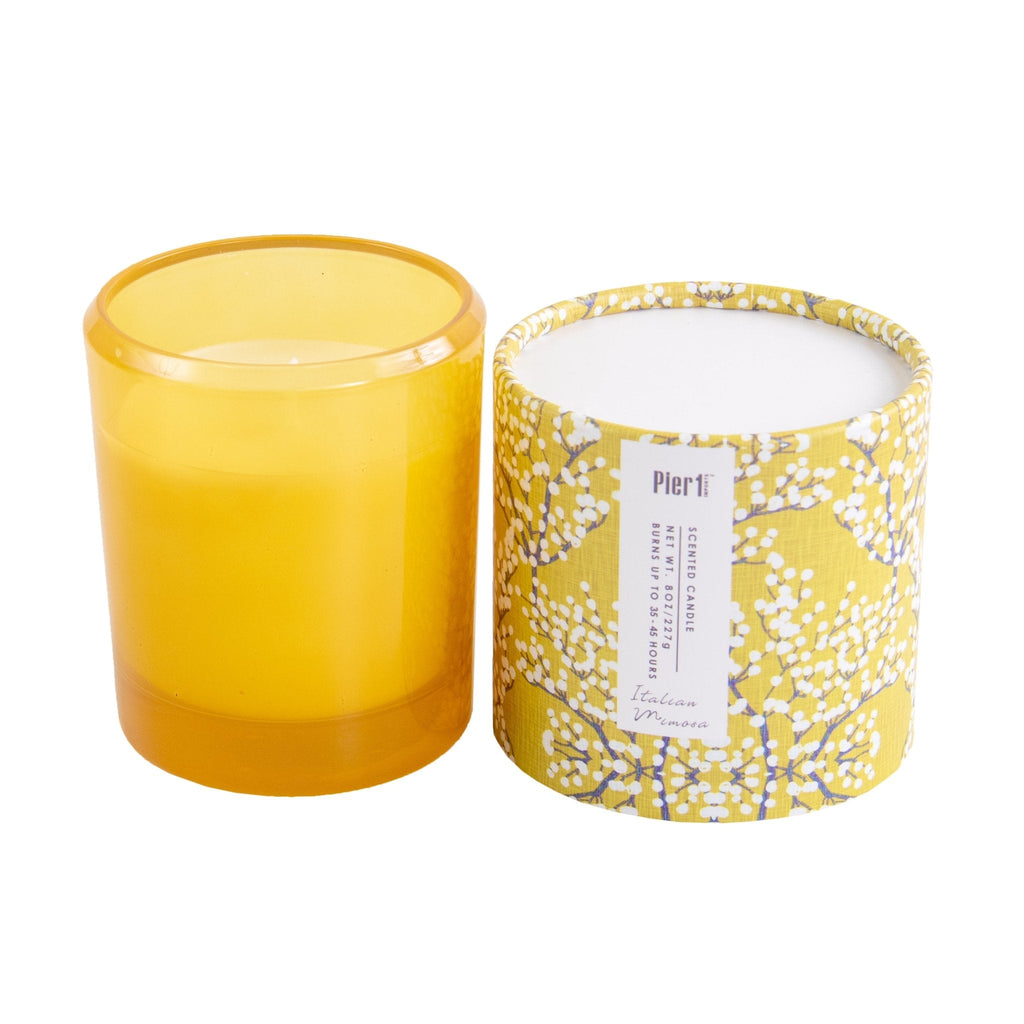 Pier 1 Italian Mimosa 8oz Boxed Soy Candle - Jar Candles