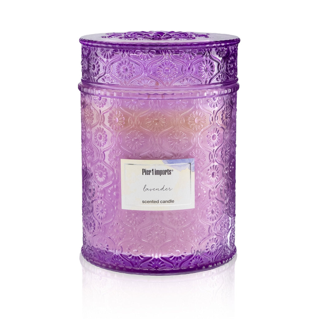 Pier 1 Lavender Luxe 19oz Filled Candle - Luxe Candles