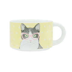 Pier 1 Party Cats Stackable Mugs, Set Of 4 - Mugs