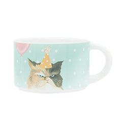 Pier 1 Party Cats Stackable Mugs, Set Of 4 - Mugs