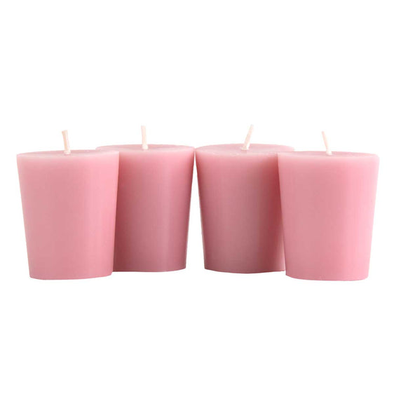 Pier-1-Pink-Champagne-Votive-Set-of-4-Candles-Home