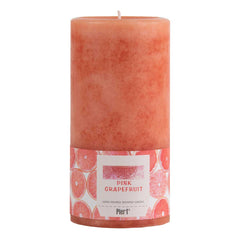 Pier-1-Pink-Grapefruit-3x6-Mottled-Pillar-Candle-Home