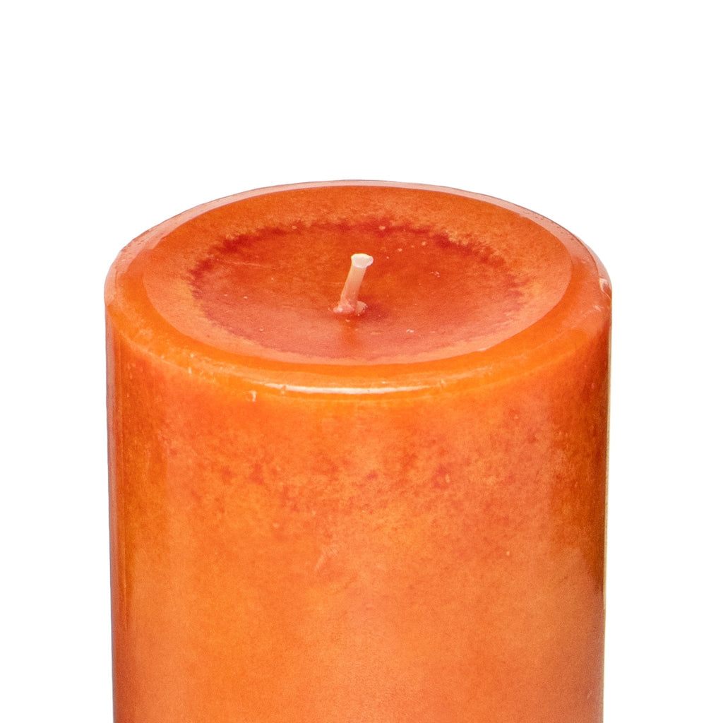 Pier 1 Pumpkin Spice 3x6 Mottled Pillar Candle - Pillar Candles