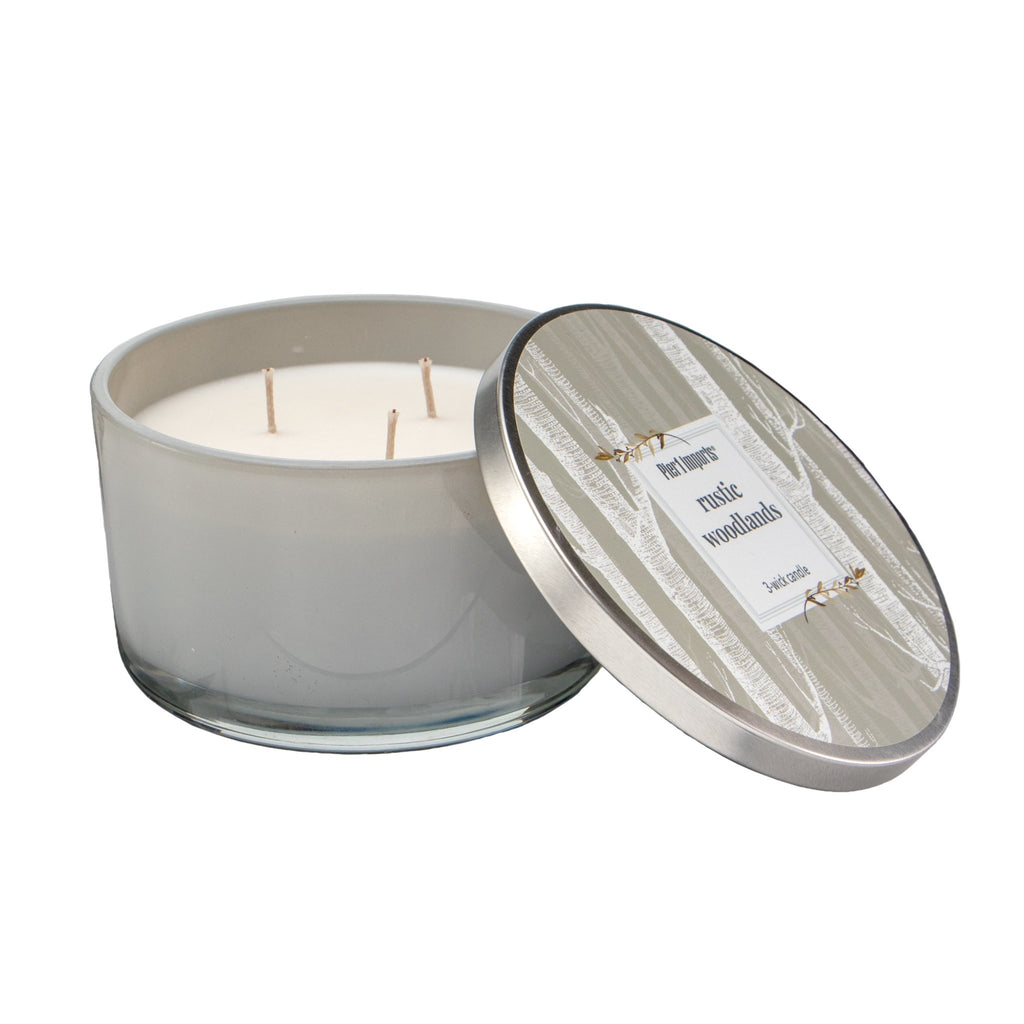Pier-1-Rustic-Woodlands-14oz-Filled-3-Wick-Candle-Home