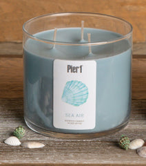 Pier 1 Sea Air Filled 3-Wick Candle 14.5oz - 3-Wick Candles