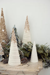 Pier 1 Set of 3 Sparkling Snowflake Tree Set - Christmas Decor