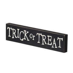 Pier 1 Trick Or Treat Tabletop Sign - Halloween Decor