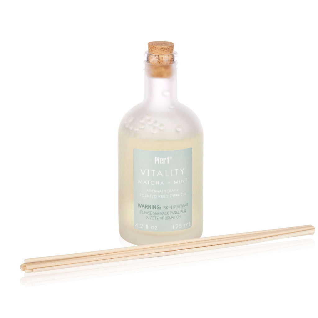 Pier 1 Vitality Matcha & Mint Aromatherapy Reed Diffuser - Reed Diffusers