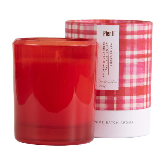 Pier 1 Watermelon Zing 8oz Boxed Soy Candle - Jar Candles