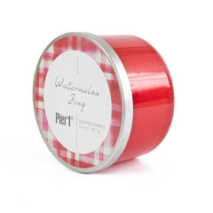 Pier 1 Watermelon Zing Filled 3-Wick 14oz Candle - 3-Wick Candles