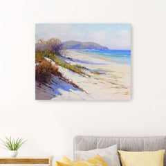 Port Stephans Beach Sands Canvas Giclee - Wall Art