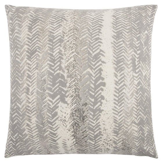 Printed Cotton Chevron Decorative Throw Pillow - Decorative Pillows