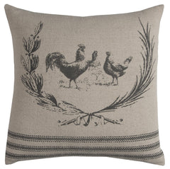 Printed-Cotton-Rooster-Decorative-Throw-Pillow-Decorative-Pillows