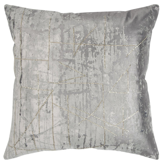Printed Knife Edge Cotton Abstract Decorative Throw Pillow - Decorative Pillows