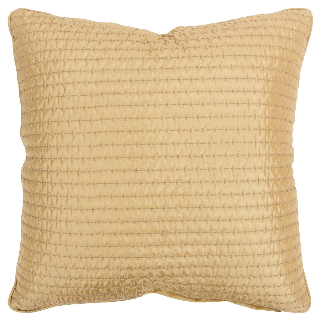 Quilted Solid Decorative Throw Pillow - Decorative Pillows