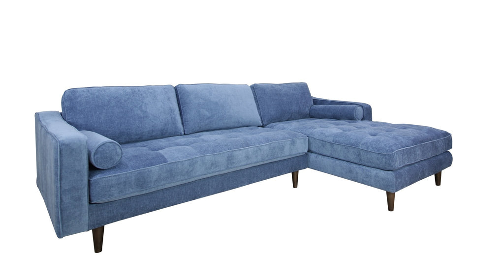 Reassure Sectional Sofa with Button Tufted - Sofas
