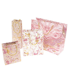 Recycled-Paper-Bag-/-Set-of-7-Pcs-/-Shades-of-Pink-Gift-Bags