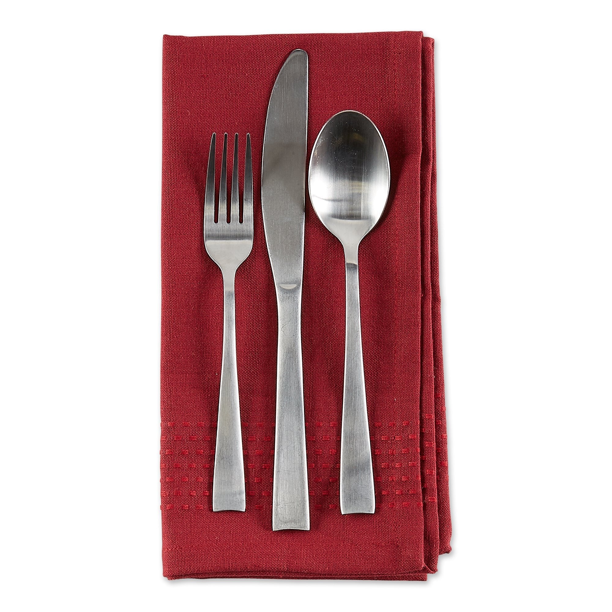 Redwood Harvest Dobby Stripe Napkins, Set of 6 - Napkins