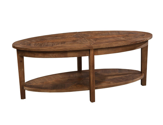 Revive - Reclaimed 48" Oval Coffee Table, Natural - Coffee Tables