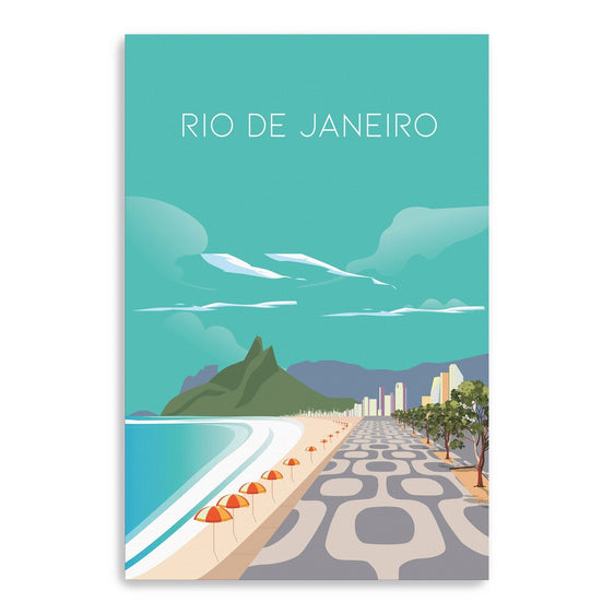 Rio De Janeiro Canvas Giclee - Wall Art