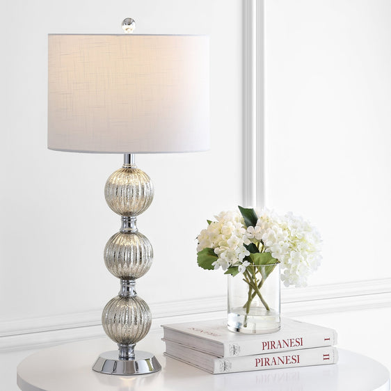 Rita-Silvered-Orbs-Glass/Metal-LED-Table-Lamp-Table-Lamps