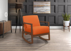 Rocker Accent Chair with Plush Cushion and Hardwood Frame - Accent Chairs