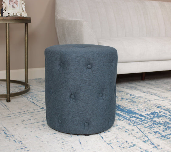 Round-Ottoman-with-Button-Tufted-Ottomans