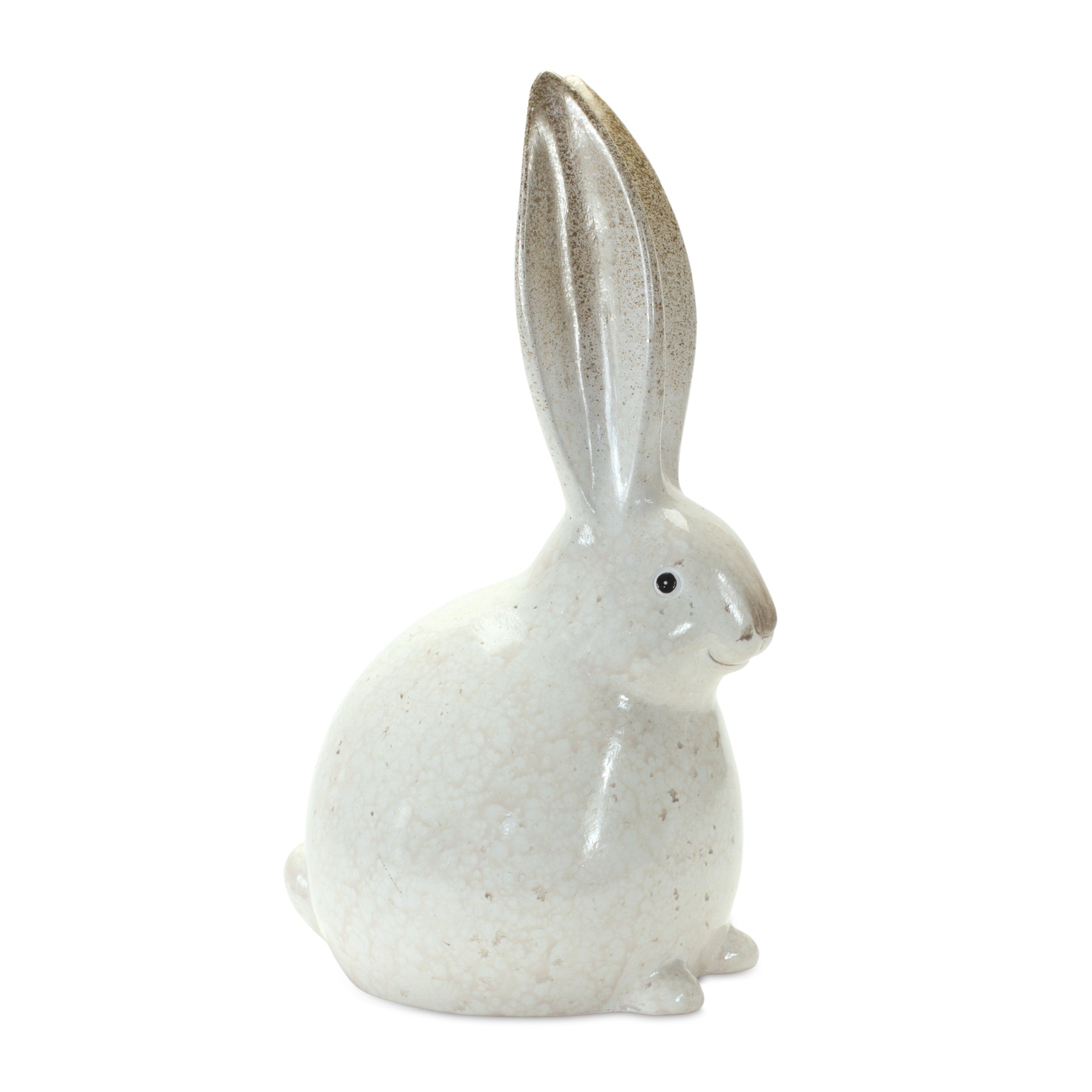 Rustic Terra Cotta Bunny Figurine, Set of 2 - Decor