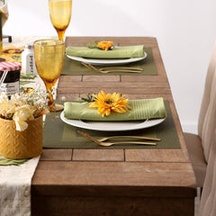 Sage Green Double-Frame Placemats, Set of 6 - Placemats