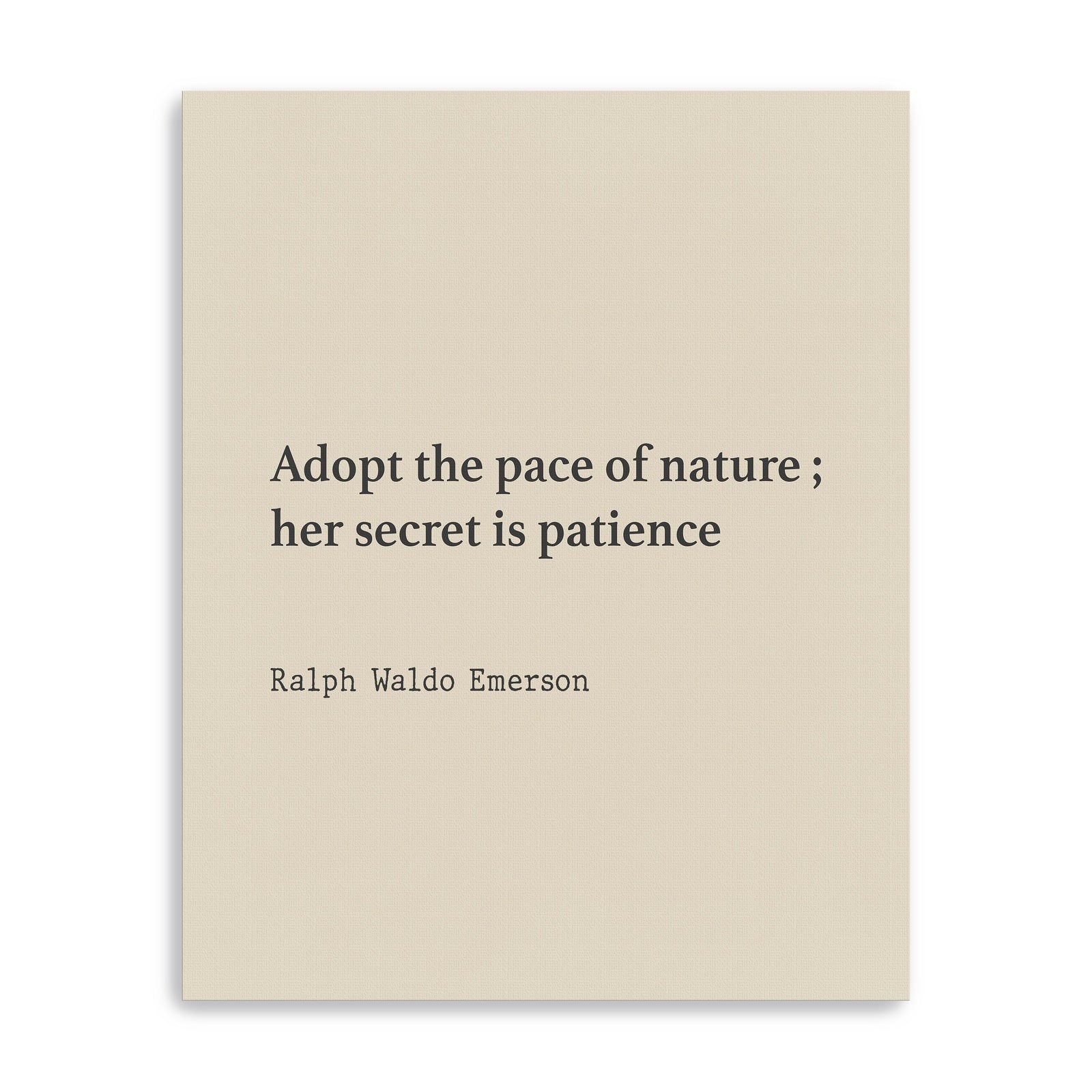 Secret of Patience Canvas Giclee - Wall Art