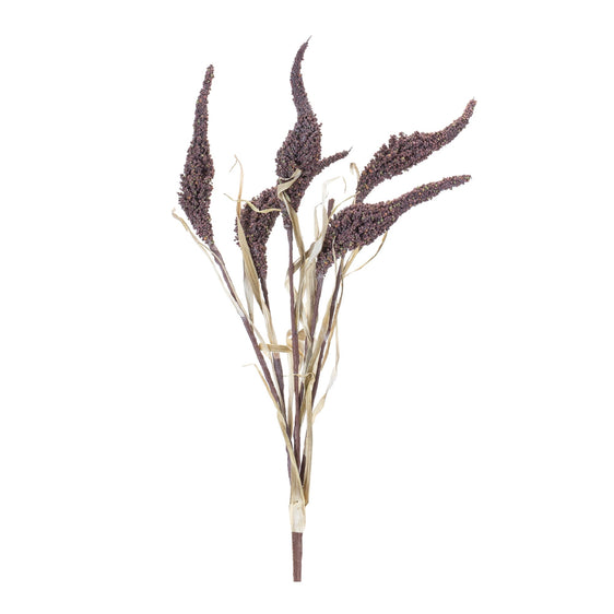 Seeded-Harvest-Bush,-Set-of-12-Faux-Florals