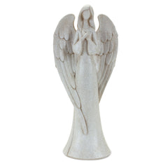 Serene Angel Figurine with Bird Accent (Set of 2) - Christmas Decor