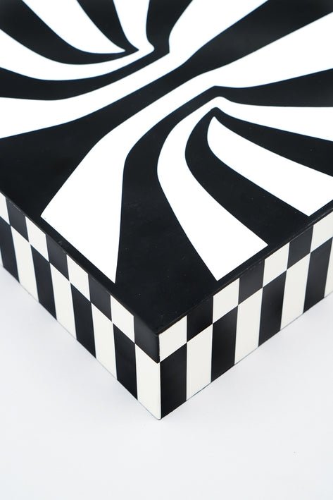 Set of 2 - Hyphnotic Pattern Box - Decorative Accessories