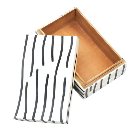 Set of 3- Line Pattern Box - Pier 1
