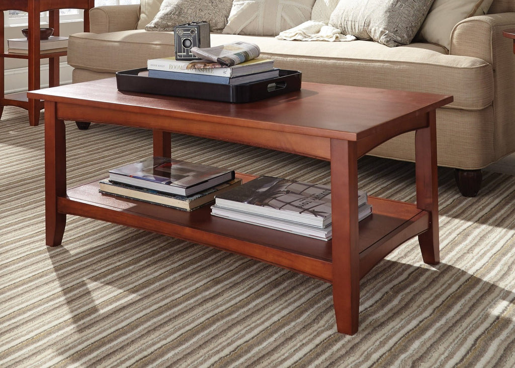 Shaker Cottage 42" Coffee Table, Cherry - Coffee Tables