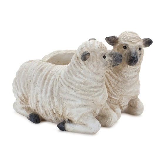 Sheep Couple Planter (Set of 2) - Decor