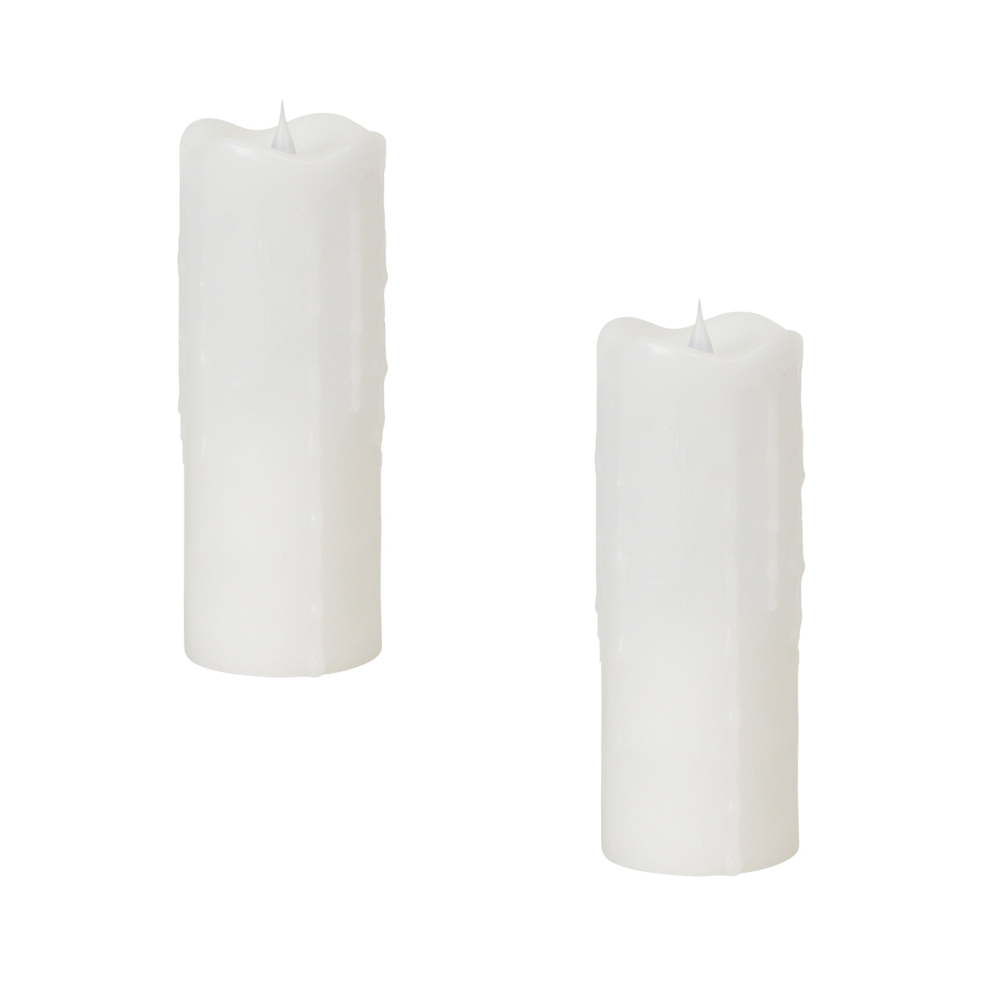 Simplux-Designer-Led-Candle-with-Moving-Flame-and-Remote,-Set-of-2-Candles