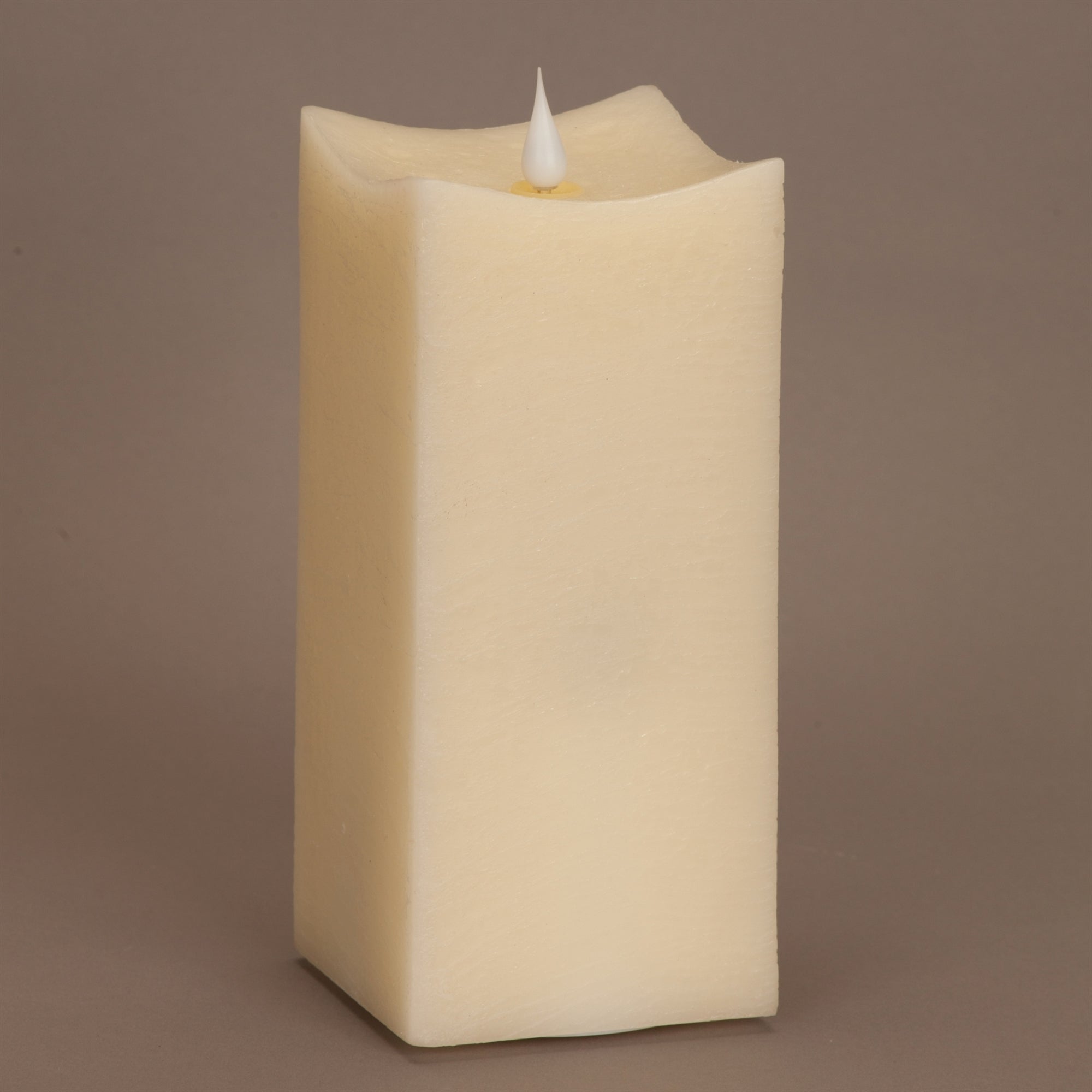 Simplux LED Squared Candle with Moving Flame and Remote (Set of 2) - Candles and Accessories