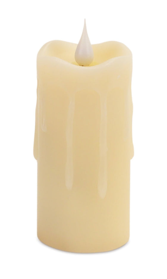 Simplux LED Votive Candle with Moving Flame and Remote (Set of 2) 2"Dx4"H - Candles and Accessories