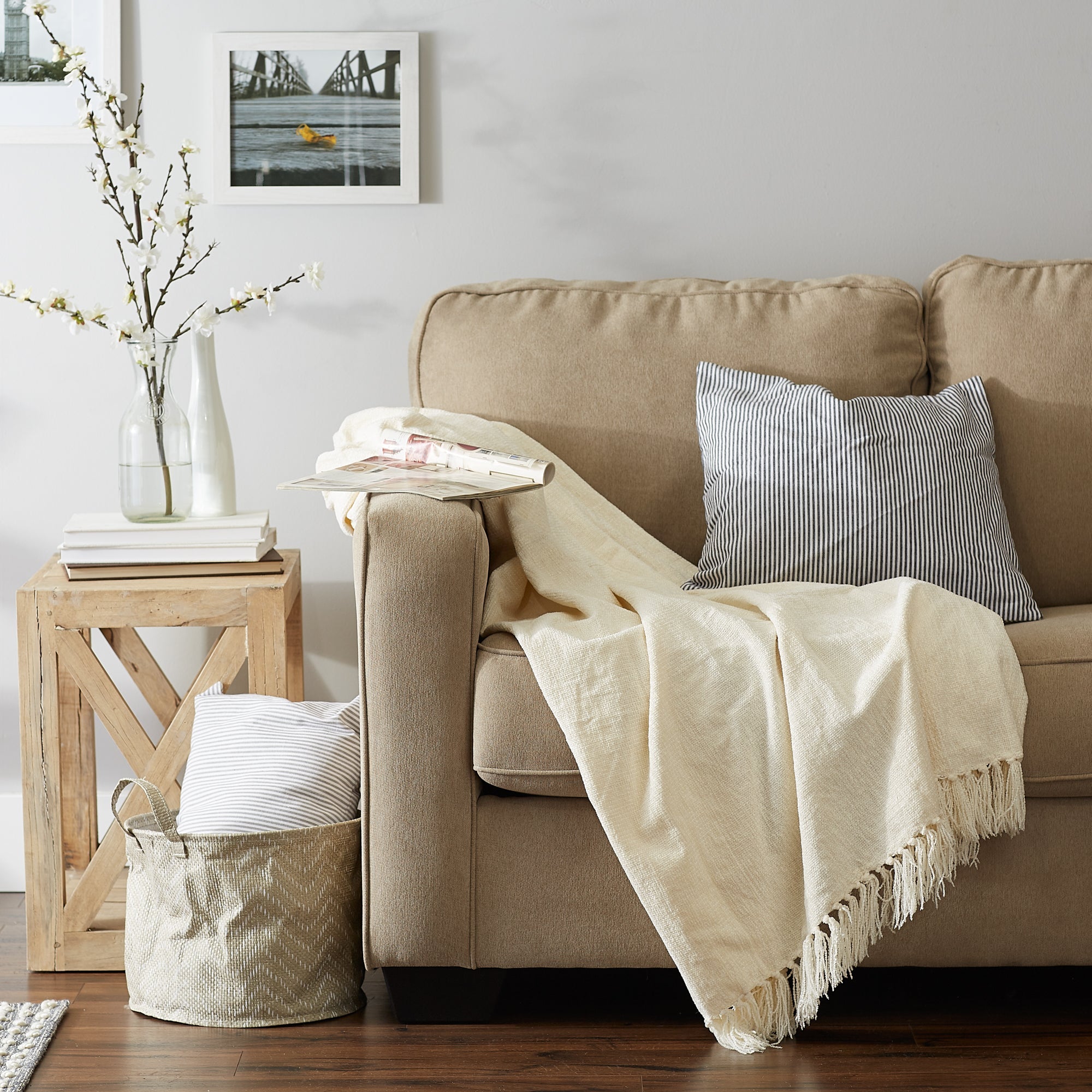 Soft-Cream-Chenille-Throw-Throw-Blankets