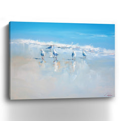Sorrento Gulls Canvas Giclee - Wall Art